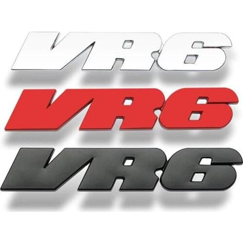 1PC FREE SHIPPING Metal VR6 Auto Logos Emblems Badges