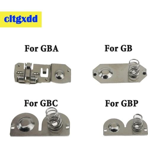 2pcs Battery Terminals Spring Contacts Battery Spring Replacement For Nintendo Game Boy Advance for GBA GBC GB DMG Game Console