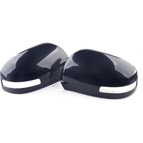 2pcs Car Side Rearview Mirror Cover Trim Fit for Mitsubishi Outlander Sport ASX With Turning Light 2016-2019 Decoration