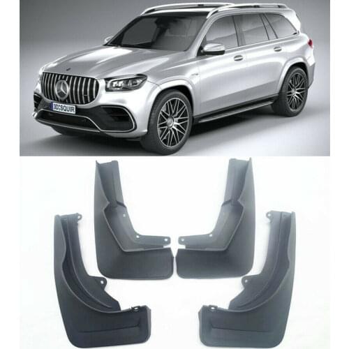4pcs/set Front Rear Mudguards Mud Flaps For 2020 Mercedes Benz GLS 450 GLS450 X167 Splash Guards mud flap fender Accessories