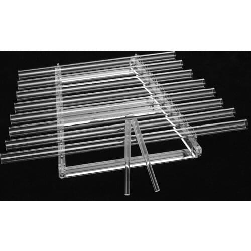 432Hz Crystal Singing Harp C Key 8 Notes Healing Musical Instrument for Sound Therapy with Mallets Aluminum Carry Case