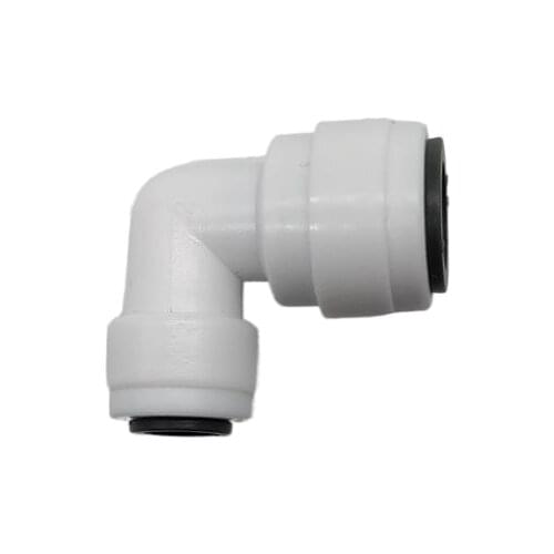 1/4" - 3/8" OD Tube PE Pipe Fitting Hose Elbow Quick Connector Aquarium RO Water Filter Reverse Osmosis System