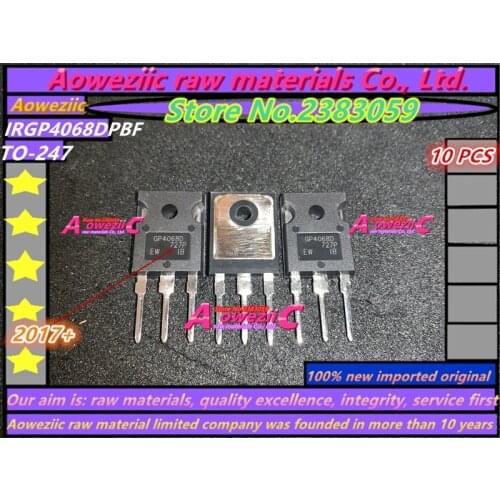 Aoweziic 2017+ 100% new imported original IRGP4068DPBF IRGP4068D GP4068D TO-247 IGBT MOS field-effect transistor 600V 96A 330W