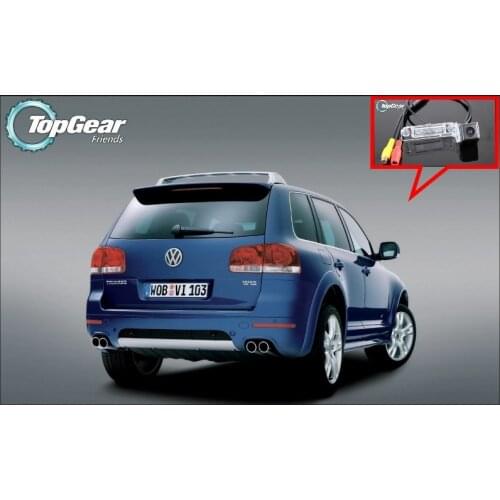 Car Camera For Volkswagen VW Touareg 7L MK1 High Quality Rear View Back Up Camera For TopGear Fans | CCD + RCA