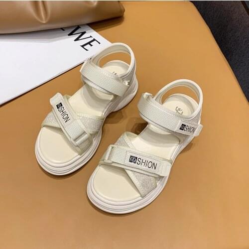 High Heeled Sandals Female Summer 2021 Women Thick Bottom Shoes Wedge with Open Toe Platform Summer Womens Sandals