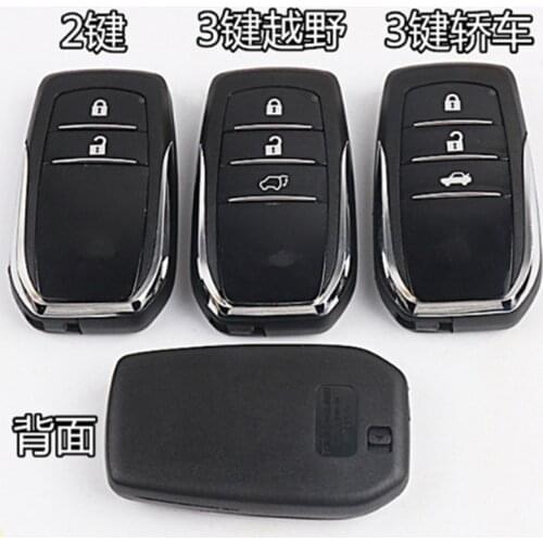 DAKATU 2/3 Buttons Remote Car Key Shell Cover Case For Toyota Chr C-hr Land Cruiser 200 Avensis Auris Corolla Smart Key Replaced