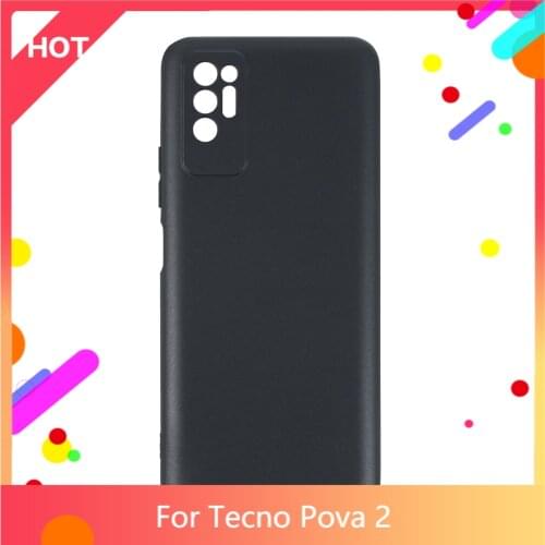Pova 2 Case Matte Soft Silicone TPU Back Cover For Tecno Pova 2 Phone Case Slim shockproof