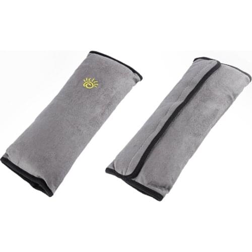 Children Safety Strap Micro-suede Fabric Car Seat Belts Pillow Shoulder for Ford Focus Fusion Escort Kuga Ecosport Fiesta Falcon