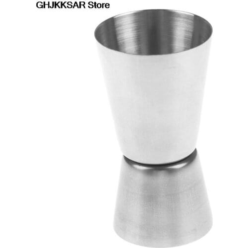 Double Jigger Measure Shot Stainless Steel Cocktail Measuring Jigger Drink Spirit Measure Cup Bar Accessories Bar Tools
