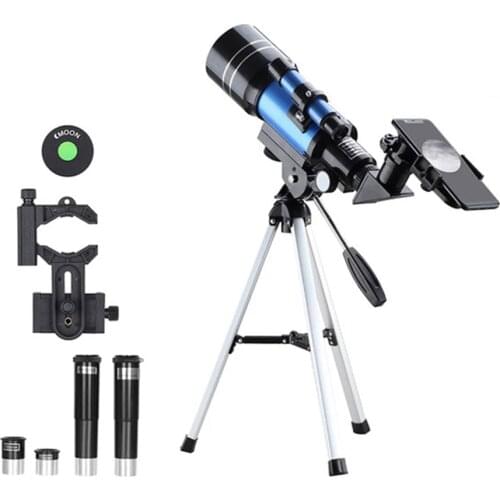 F30070M HD Astronomical Telescope With Tripod Phone Adapter Monocular Moon Bird Watching Kids Adults Astronomy Beginners Gift