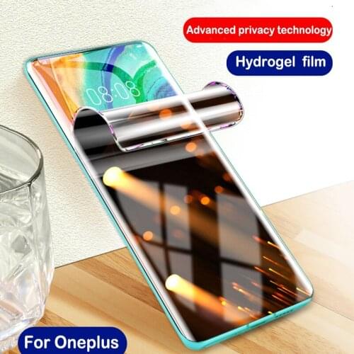 New Arrival Hydrogel Film For Oneplus 8 Pro 7 7T 8 Privacy Peep Soft Screen Protector For Oneplus 7 7T Pro 1+7 1+8 Pro Films