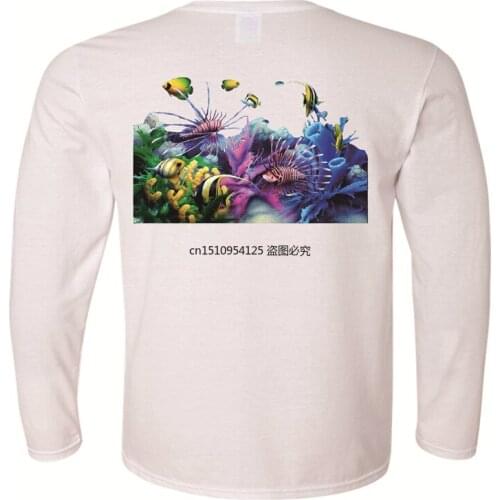 Custom UV Protection Long Sleeve Fishing Shirt, Professional Breathable Quick-Drying Mens Outdoor Sun Protection FishingClothes