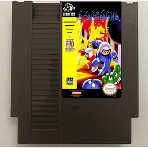 Bomberman II Nes Card For 72 Pin 8 Bit Game Player