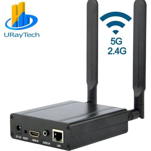 URay MPEG4 H.264 AVC WIFI HDMI Video Streaming Encoder HDMI Transmitter Live Broadcast Encoder Wireless H.264 IPTV Encoder