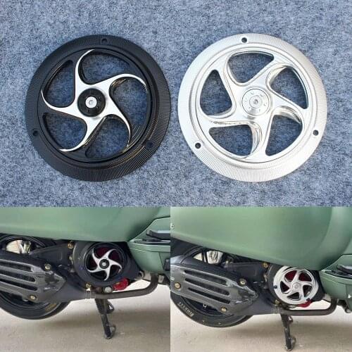 Motorcycle Engine Cover Fan Protector Radiator Guard Automatic rotation Accessories for Vespa Sprint Primavera150 2013-2019 2020