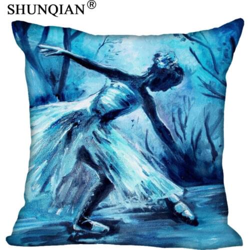 Best Ballet Dancer Painting Pillowcase Wedding Decorative PillowCover Custom Gift For (Two Sides) Printed Pillow Cases A9.30