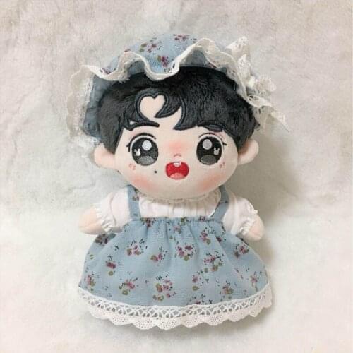 [MYKPOP]KPOP Dolls Clothes: Lovely Dress 2pcs Set 10cm 15cm 20cm Dolls(without doll) KPOP Fans Collection SC21032113