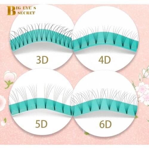Big eyes secret Russian Premade Volume Fans Mink False Eyelashes Natural Individual Eye Lashes Eyelashes Extension