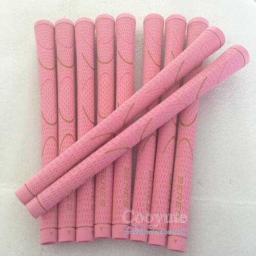 New Women Golf Clubs Grips HONMA Rubber Golf Grips Pink Color 8pcs/Lot Golf Irons Wood Grips Free Shipping