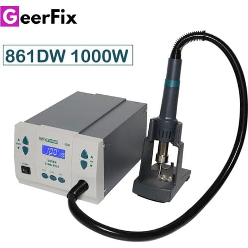 QUICK 861DW Hot Air Gun Rework Station Intelligent Rework Desoldering Station Lead-free Temperature Control BGA Soldering Repair