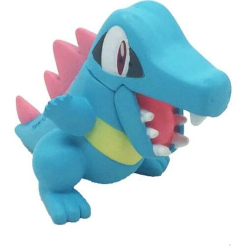 Pokemon TAKARA Tomy MC New Version Totodile Model Toy Action Figure Collections Kids Gifts