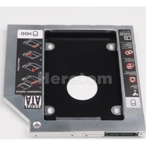 SATA 2nd Hard Drive HDD Caddy Optical Bay For Dell Precision M4400 M4600 M6400 M6500 M6600 2.5" Opticalbay
