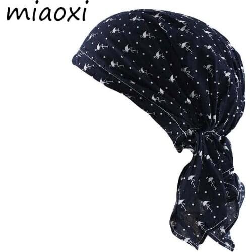 Miaoxi Brand High Quality Fashion Unisex Adult Bandanna Cap Euramerican Lady Dance Caps Pirate Hat Beanies Cotton Blends Bonnet