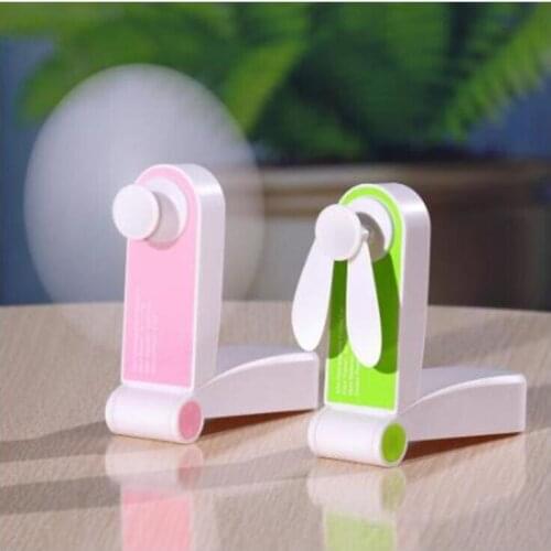 Usb Mini Fold Electric Fan Pocket Portable Hold Small Air Cooler Originality Charging Household Electrical Appliances Desktop