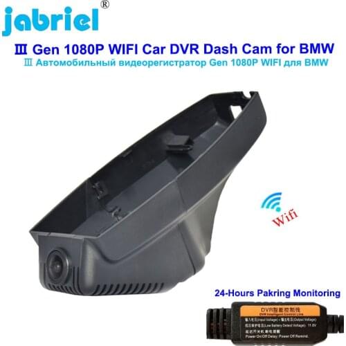 Jabriel HD 1080P Hidden Wifi 24H Car dvr Dash Cam Camera for BMW E81 E82 E87 E88 E90 E91 E92 E93 E60 E61 E65 E66 E84 E70 E71 E72