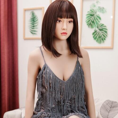 Japanese Women 166cm Realistic Love Doll Silicone Head With Wig Cheap Silicon Sex Dolls for Man
