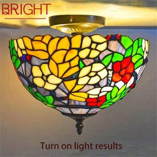 BRIGHT Tiffany Ceiling Light Modern Creative Lamp Fixtures LED Home For Living Dining Room Decoration