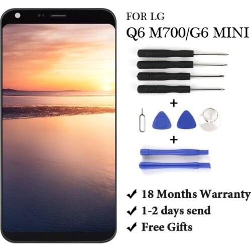 18 month Warranty For LG Q6 M700 / G6 mini LCD Display+Touch Screen Digitizer Assembly with Gift For LG G6 Display LCD Screen
