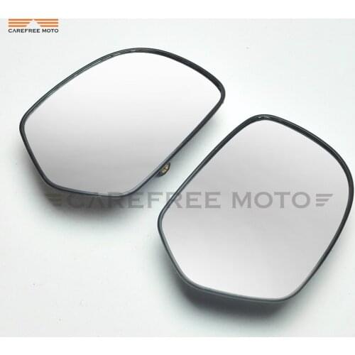 1 Pair Motorcycle Clear Rear View Side Mirror Glass Case for Honda Goldwing GL1800 2001-2012 F6B 2013-2016