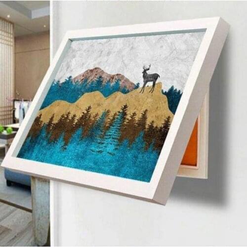1PC Modern Electric Meter Box Art Oil Painting Pictures Decorative Painting Power Box Cover Switch Box Hide Paintings Decoration