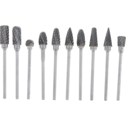 10 Pack Nail Polishing Drill Bit DIY Sanding Buffing Grinding Head Bits Kit