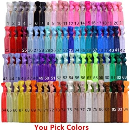 100 pcs Soft Hair ties Ponytail Elastic Band Tie FOE Hair Band Wrist straps Hair Rope Girls Women Hair Scrunchie accessories
