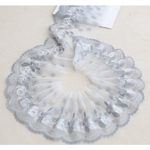 2Yards/Lot High Quality Lace Trim Handmade DIY Garment Needlework Sewing Fabric Clothing Accessories Curtain Material C107