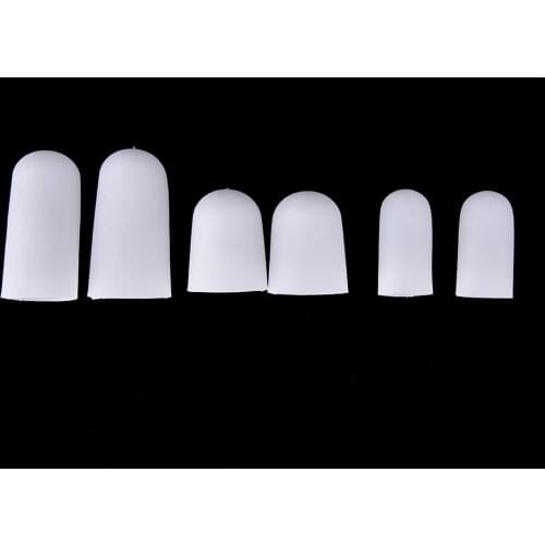 2pcs Silicone Gel Toe Tube Foot Corns Remover Blisters Gel Bunion Toe Finger Protector Body Massager Insoles Feet Care