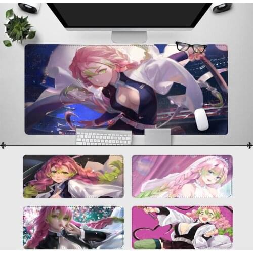 30x80cm Mitsuri Kanroji Mouse Pad Gamer Keyboard Maus Pad Desk Mouse Mat Game Accessories For Overwatch