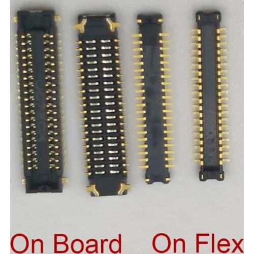 5pcs 40pin LCD Display Flex FPC Connector Screen Plug On Motherboard For Xiaomi Redmi 8 8A 9T Note9 Note 9 9S Note9s M3 M2 Pro