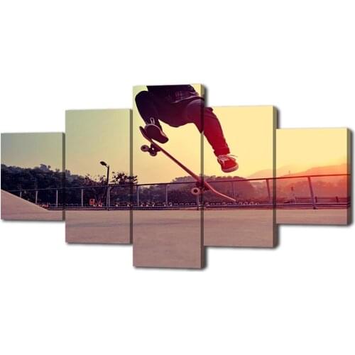 No Frame HD Home Decoration Printing Skateboard Poster Canvas Wall Art Oil Painting Living Room Decoration