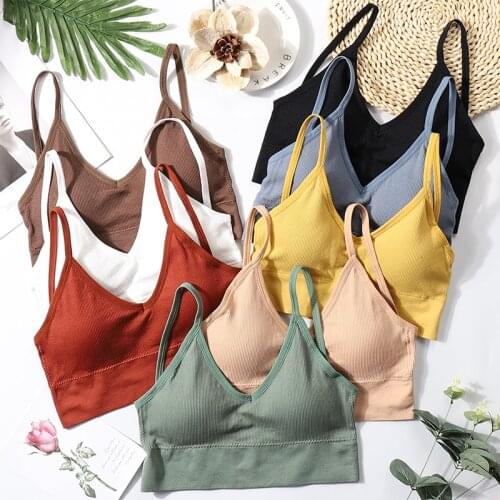 Women Push Up Bra Tube Top Seamless Underwear U Back Bralette Cropped Camis Active Bra Fitness Top Sexy Lingerie Women Crop Top