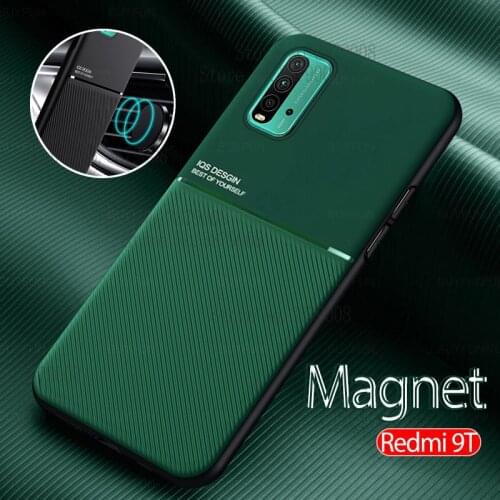 Redmi9t case magnetic car holder case cover For xiaomi redmi 9t on redmi 9 t redmi9 t t9 nfc redme redmy 9t phone leather coque