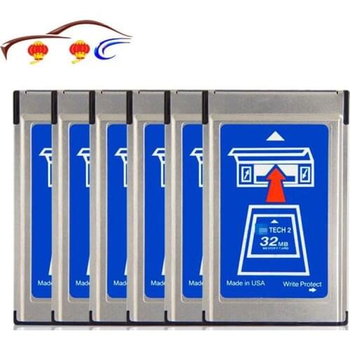 For G-MTech2 Card With 6 Software 32MB Card For Tech2 Diagnostic Tool for G-M Tech2 32MB Memory Card Drop Shipping