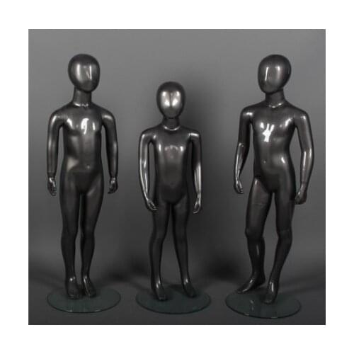 Hot Sale!! New Arrival Fiberglass Black Child Model Child Mannequin Factory Direct Sell