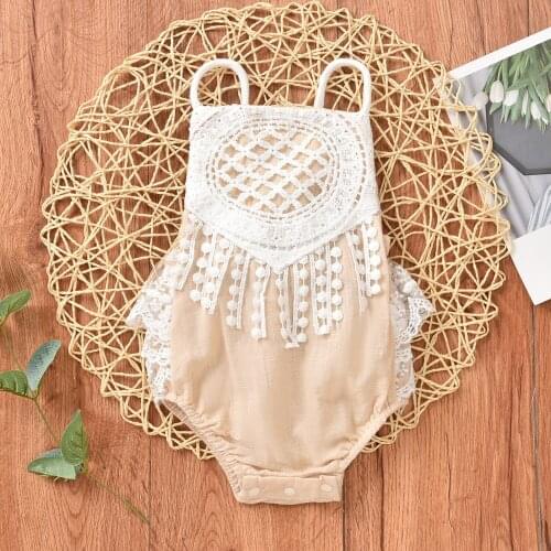 Lovely Baby Girls Romer Newborn Toddler Sleeveless Lace Mesh Hem Rompers Jumpsuit Haid Band 2pcs Pink Summer Outfits for 0-24M