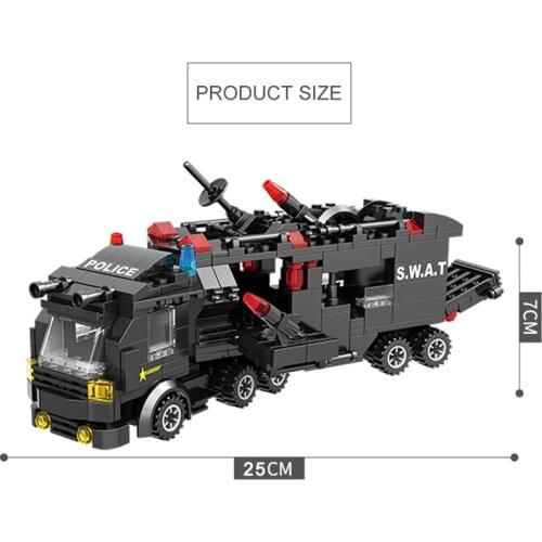 508pcs Airplane Car City Police Robot Model Building Blocks Set Childrens Toys For Birthday Gift Bricks With Mini Figures 8IN3