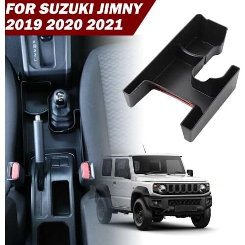 Car Gear Shift Panel Storage Box Organizer ABS Car Gear Shift Storage Box Organizer Tray for Suzuki Jimny 2019 2020 2021