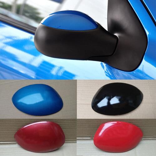 Car Outside Rearview Mirror Shell Housing Wing Door Side Mirrro Cover Cap For Peugeot 206 207 Citroen C2 Picasso