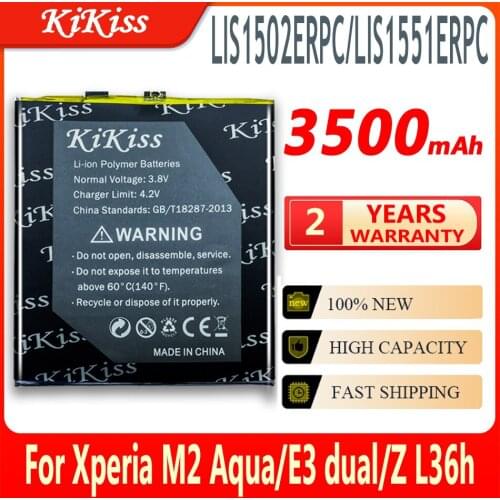 LIS1502ERPC For Sony Xperia M2 Aqua S50h / E3 dual For SONY Xperia Z L36h L36i c6602 SO-02E C6603 S39H LIS1551ERPC Phone Battery
